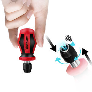 Geinxurn 3.15 Magnetic Changeable Head Manual Screwdriver Set Include Quick Change Mini Screwdriver and Bits Socket Driver Se