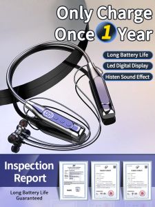 Wireless Headphones Neckband Bluetooth Earphone With Microphone  Long Battery Auriculares High Quality Headset Sport For TF Card