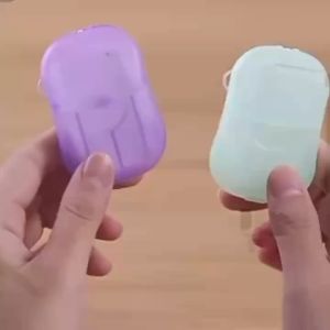 KKL Shop Travel Soap: 20 Sheets & 1 Box (20pcs Paper)