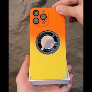 🔥เคสโทรศัพท์แม่เหล็กไล่ระดับสี ชุด TPU+PC สำหรับ iPhone 11 Pro Max 12 Pro Max 13 Pro Max 14 Pro Max 15 Pro Max 14 15 Plus รองรับสี เคสซิลิโคนแข็ง พร้อมตัวป้องกันเลนส์ สีรุ้งใหม่ล่าสุด เคสโทรศัพท์แม่เหล็ก