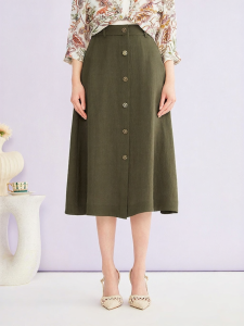 YINER | Fashionable Retro Versatile Triacetate Skirt