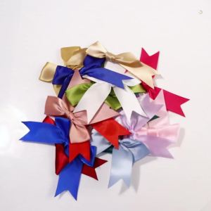 20 pcs/lot 8.5*8.5cm Colourful Satin Ribbon Bows Cute Ribbon Bow For DIY Craft Decoration Headwear Fashion Clothing Accessories