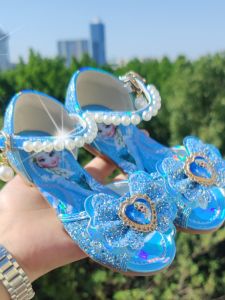 Elsa Princess Shoes for Girls Summer Dress Match
