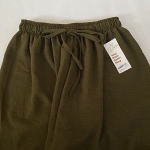 Kulot Crinkle Highwaist Wanita Jumbo Terbaru Losse Cullote Pants Premium