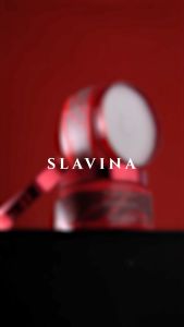 SLAVINA Shower Advanced Red Opium (Body Scrub + Shower Gel) | sabun cair scrub pencerah kulit