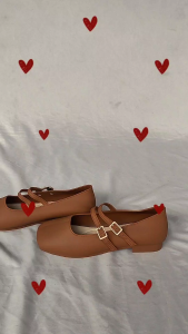 Rumahkaki - Sepatu Ballerina Flats Wanita / Flatshoes Casual Cantik Rubber 2 Strap Aktif Anti Slip Porto ENA