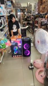 ลำโพงบูลทูธ พร้อมไมค์ลอย 2 ตัว ลำโพงขนาด 8 นิ้ว x 2 กำลังขับ 120 W. d-power รุ่น X4W สินค้ารับประกัน 1 ปี ลำโพงบลูทูธ พร้อมไมค์ ลำโพงบลูทูธพร้อมไมค์ลอย - Lazada