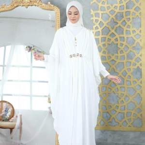 Kaftan wanita simple elegan lebaran 2024 yang lagi viral mewah kondangan viral tiktok