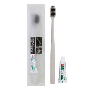 Disposable Toothbrush with Toothpaste Set for Hotels Homestays Travel Portable Soft Bristle Medium Head Brush Dental Care