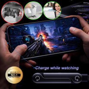 USB Type C Flat Charger Charging Cable C Kick Cable Stand with Invisible Support Foldable Phone Holder 240W Charge Wire Bracket