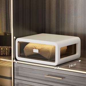 Large Wardrobe Underwear Storage Box Dormitory Bedside Socks Organizer Three-in-One Divided Storage Box Pants Arrangement