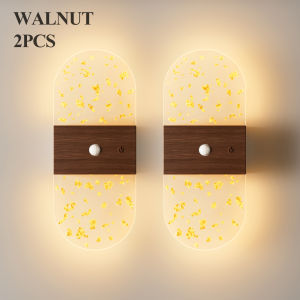 GDLUOAO USB Rechargeable LED Night Lights Wall Lights with Motion Sensors