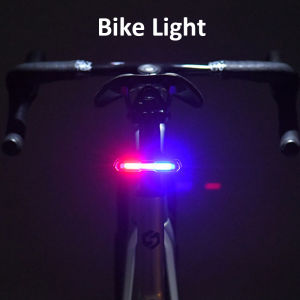 Bike Rear Light Bicycle Taillight LED Brake USB Rechargeable Turn Signals Lamp Cycling Helmet Light Lamp Waterproof Cycling Taillight Bike Light for Bicycle MTB Road Accessories