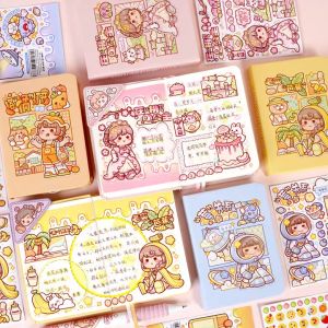 Buku Catatan Persegi A7: Buku Jurnal Mochi Notebook Diary