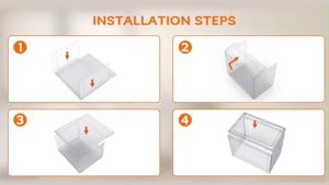 Premium High Quality Clear Stackable Magnetic Shoe box Shoe Storage Shoebox Model Flank(Shoebox Flank )