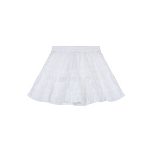 Phong Cách Múa Ba Lê Trắng Puffy Half Váy Nữ Mini Dễ Thương Dáng Chữ A Váy Bánh Kem Cỡ Lớn High Vòng Eo Váy Ngắn Đi Lại Màu Nguyên Chất