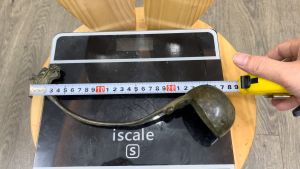 Gáo múc nước đầu rồng bằng đồng phong thủy dài 29cm