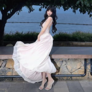 Tourist And Vacation Wear Fairy Style Niche Design Long Dress