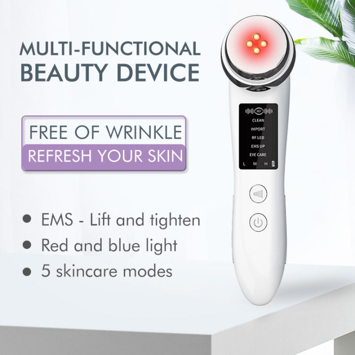 Rf Ems Mesotherapy Massager Led Photon Essence Import Face Skin Rejuvenation Lifting Firming 