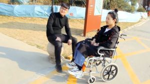 Multifunctional Lightweight 20-inch Folding Wheelchair & Mobility Scooter