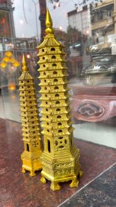 Tháp Văn Xương 13 Tầng Bằng Đồng Vàng Nguyên Chất Phong Thủy Cao 30cm 40cm - Biểu Tượng Của Trí Tuệ