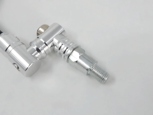 Pair All-around Side Mirror Classic Chrome Stem Design Fully Adjustable 360° Rotation Universal
