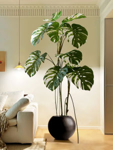LIANYOU | Decorative Artificial Monstera Plant High-end Faux Greenery