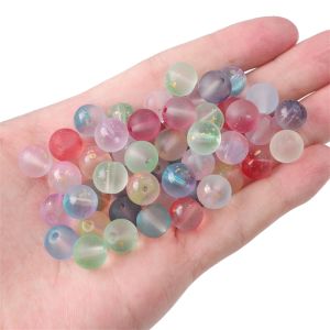 ลูกปัดแก้วคริสตัลหลากสี30ชิ้น10มม. ลูกปัดกลมแบบฟอยล์สีทองสำหรับสร้อยข้อมือสร้อยคอเครื่องประดับงานประดิษฐ์ทำมืออุปกรณ์งานฝีมือ