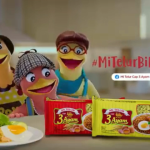 3 Ayam Mie Telor Super Kuning 200GR