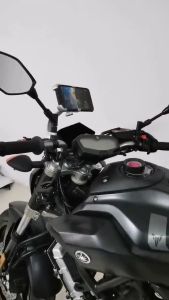 ที่วางมือถือ มอเตอร์ไซค์ เนวิเกเตอร์ รถยนต์ไฟฟ้า ซื้อกลับบ้าน มอเตอร์ไซค์ แร็ควางจักรยาน กันกระแทก อลูมิเนียม C2