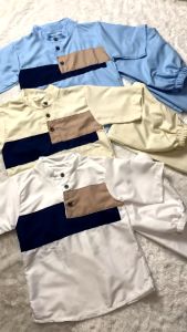 Baju Koko Anak Laki-Laki Terbaru 4-12 Tahun & Baju Muslim Warna Putih Anak