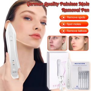Painless Mole Removal Pen Portable Traceless Mole Removal Pen Needle Exchangeable Adjustable 3 Speeds Freckle Removal Instrument