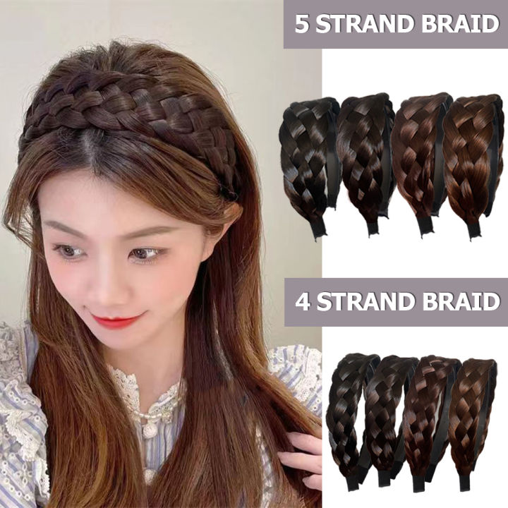 Headband for women new design braided hair headband korean style for women head bands for women hair band clips for hair accessories sale hairband for women with wig korean hair accessories hairband