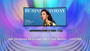 Dell UltraSharp U3423WE 34" Curved USB-C Hub Monitor - WQHD Monitor with IPS Black Technology - Free Shipping