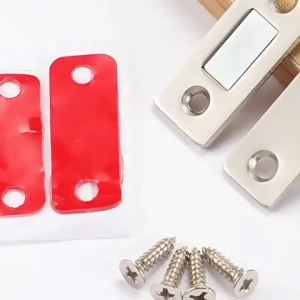 2/4/6/8sets of ultra-thin cabinet door closers magnetic drawer locks suitable for cabinets and wardrobes adhesive magnets