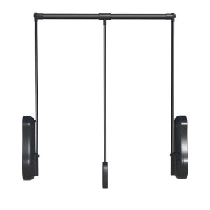 GUTE | Adjustable Extendable Buffering Positional Hanging Rod