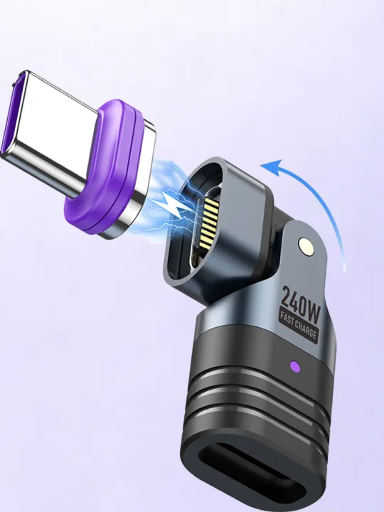 BMNA | Dây Cáp Sạc Nhanh PD3.1 Type-C Từ Tính Có Thể Xoay 240W