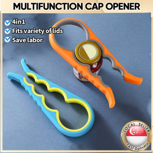 [SG STOCK]Anti-slip Can Lid Opener Bottle Opener Jar Opener Gripper  Lid Screw Opener