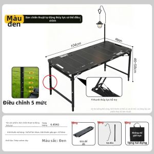 BUZHIHUANGYE | Bàn Di Động Gấp Gọn Điều Chỉnh Được