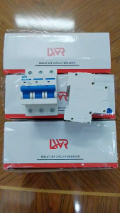 CB 3 pha Aptomat 3 pha 32A 40A 63A LWR. CB 3P aptomat 3p MCB 3P cầu dao điện