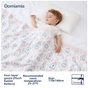 DOMIAMIA | Infant Summer Cooling Bamboo Cotton Blanket