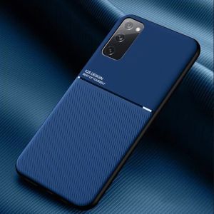 Ốp Lưng Từ Tính Họa Tiết Da Cho Samsung Galaxy S24/S23/S22/S21/S20 FE/S10 E/S9/S8 Plus/Note 8/9/10/20 Ultra - Vỏ Silicon Nửa Bọc Chống Vân Tay Chống Bụi Chống Trượt