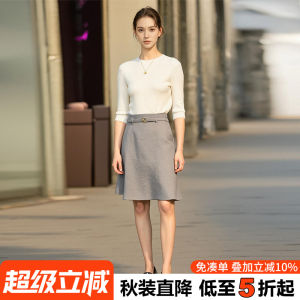 Váy Ngắn Chữ a Kẻ Caro Thắt Eo Vải Lanh Váy Ngắn Thu Đông 2025 Cho Nữ Dáng Chữ a Váy Ngắn