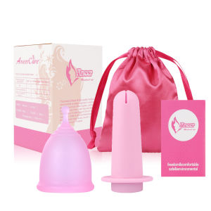 Feminine Hygiene Menstrual Cup Booster Easy To Use Built-in Menstrual Cup Catheter Booster Reusable Menstruation Collector