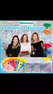 Party Must Waterproof Disposable Table Cloth Lazy Party Birthday Wedding Banquet Decoration
