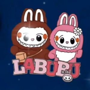 Setelan Anak Cewek & Cowok Usia 1-10 Tahun Bergambar Labubu Cute Monster Fashion Kekinian
