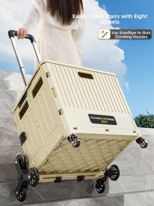 XINGYOU | Folding Portable Stair Climbing Shopping Trolley