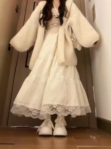 Slimming Effectiveness Long Knitted Cardigan Womens Autumn Winter Vintage Hooded Casual Versatile Knitted Open Cardigan