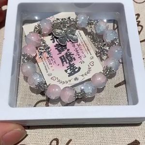 Ganten🍎Gelang Serbaguna Gaya Cina Gelang Rumbai Kupu-kupu Gelang Manik-manik Kreatif