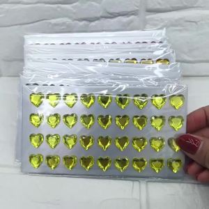 Love Acrylic Diamond Sticker Handmade DIY Love Flat Gem Love Stickers